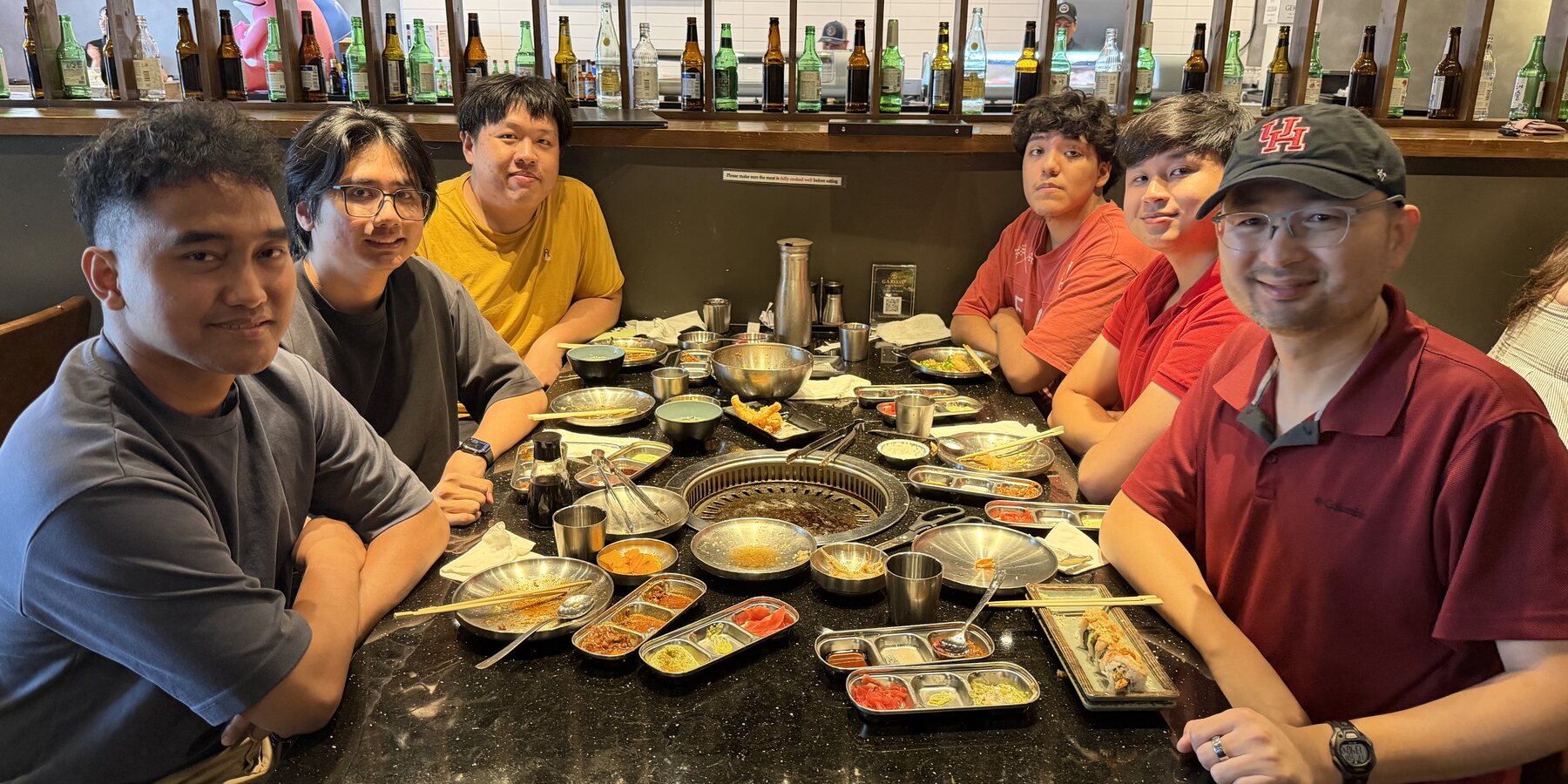 NAIL group lunch, celebrating Spring 2026 and Tony's graduation